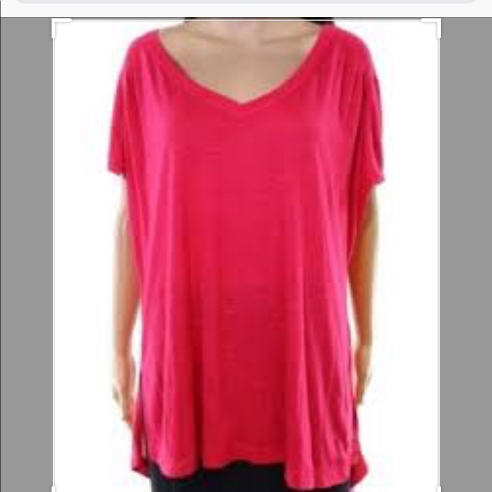4 for $10! Zella activewear hot pink plus size top